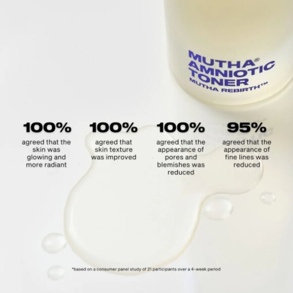 🙌 2/$55 NIB MUTHA Rebirth Technology Amniotic Toner Full Size Retail $65.00 - Picture 6 of 7